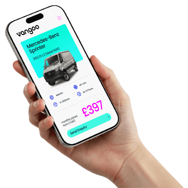 The Vangoo marketplace on a phone